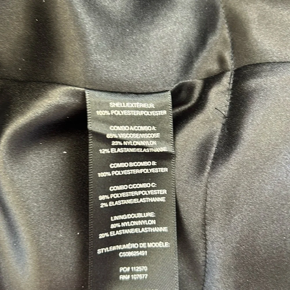 alice + olivia‎ Amie Fall Garden Print Black Long Sleeve Fit Flare Dress Sz 6 - Picture 15 of 16